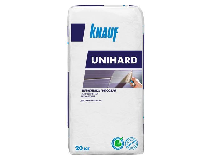 УЦЕНКА Шпаклевка гипс. до 5мм УНИХАРД KNAUF 20кг (60), рис. 1