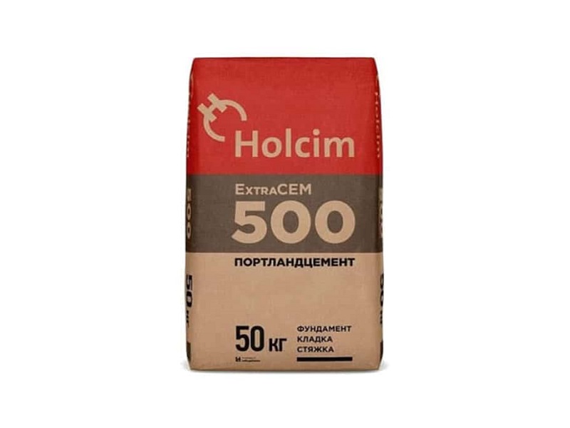 УЦЕНКА Цемент М500 ЦЕМII/A-К(Ш-И) 42,5 Н ExtraCEM 500 HOLCIM 50кг (30), рис. 1