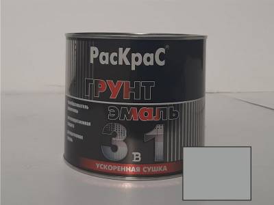 Грунт-Эмаль ПО РЖАВЧИНЕ серый 1,9кг (6) Раскрас, рис. 1