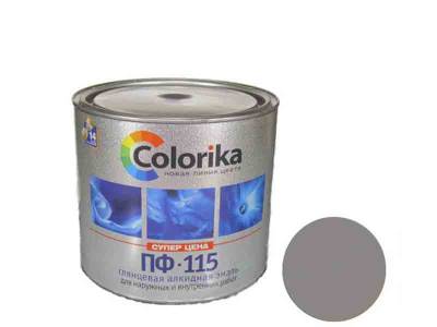 Эмаль ПФ-115 серый 1,8кг (6) Colorika, рис. 1