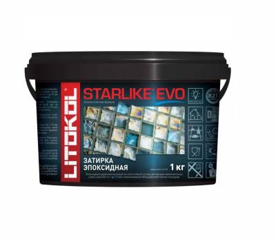 Затирка д/швов эпоксидная STARLIKE EVO S.125 2,5кг GRIGIO CEMENTO LITOKOL, рис. 1