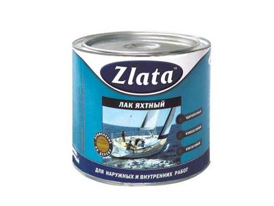 Лак яхтный глянцевый 0,8кг (6) Zlata, рис. 1