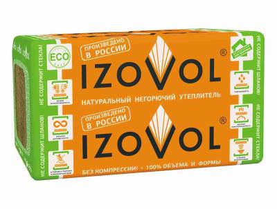 Утеплитель базальтовый 1000*600*50мм СТ-75 IZOVOL 4,8кв.м., рис. 1
