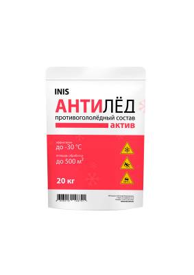 Противогололедный состав до -30С Антилед INIS Актив 20кг, рис. 1