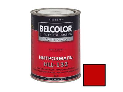 Эмаль НЦ-132П красный 1,7кг BELCOLOR, рис. 1