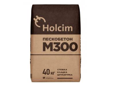 Смесь сухая М-300 пескобетон ГОСТ HOLCIM 40кг (36) , рис. 1