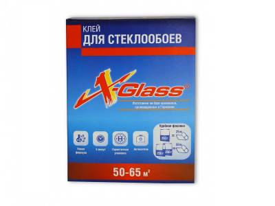 Клей для стеклообоев и стеклохолста сухой X-GLASS ЛИГА 500г (18), рис. 1