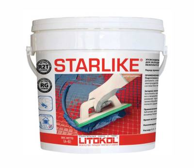 Затирка д/швов эпоксидная STARLIKE C.410 нейтральн. дынный 2,5кг LITOKOL, рис. 1