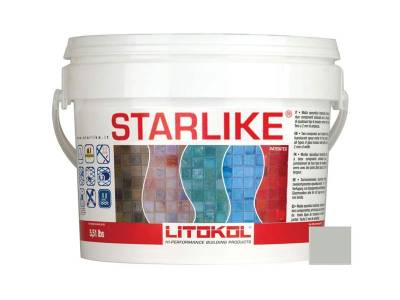 Затирка д/швов эпоксидная STARLIKE C.560 нейтральн. серый цемент 5кг LITOKOL, рис. 1