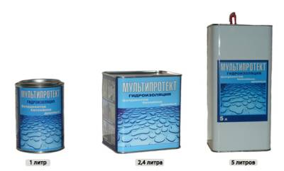 Гидроизоляция Мультипротект-П 2,4л, рис. 1
