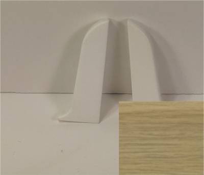 Плинтус ПВХ Заглушка правая 011 текст. (25) T-PLAST *, рис. 1