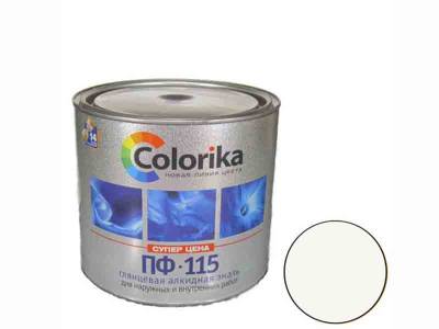 Эмаль ПФ-115 белый 2,5кг (6) Colorika, рис. 1
