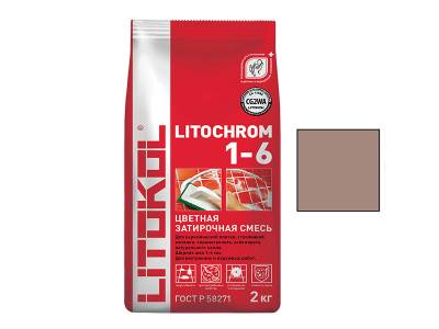 Затирка д/швов C.80 LITOCHROM LUXURY карамель 2кг (6) LITOKOL, рис. 1
