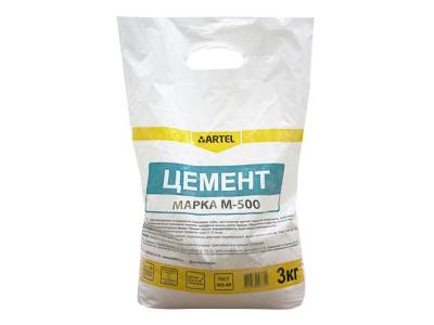Цемент М500 АРТЕЛЬ 3кг (10), рис. 1