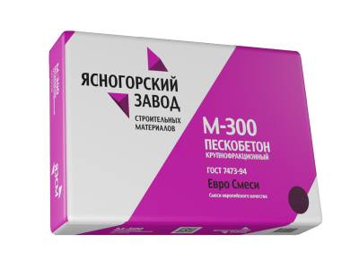 Смесь сухая М-300 пескобетон ЯЗСМ 25кг (60), рис. 1