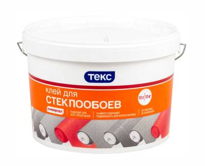 ЭКОНОМ Клей для стеклообоев готовый Универсал ТЕКС 10л, рис. 1