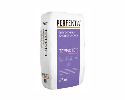 Штукатурно-клеевая смесь цем. д/фасадов ТЕРМОТЕК ЗИМА ПЕРФЕКТА 25кг, рис. 1