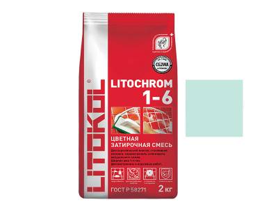 Затирка д/швов C.100 LITOCHROM светло-зеленый 2кг (6) LITOKOL, рис. 1