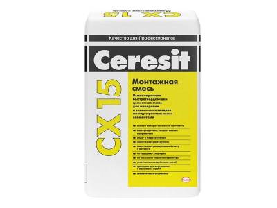 Цемент монтажный для анкеровки 20-100мм 60МПа CX 15 CERESIT 25кг (48) , рис. 1