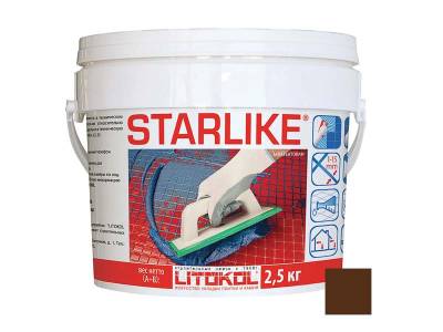 Затирка д/швов эпоксидная STARLIKE C.420 нейтральн. мокко 2,5кг LITOKOL, рис. 1
