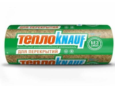 Утеплитель стекловата 7380*1220*100мм ТеплоKNAUF ДЛЯ ПЕРЕКРЫТИЙ TR040 KNAUF 9кв.м., рис. 1
