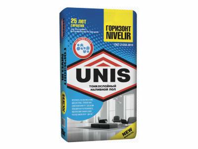 УЦЕНКА Наливной пол 1-50мм 25МПа 4ч ГОРИЗОНТ NIVELIR UNIS 20кг (64), рис. 1