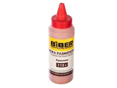 Краска разметочная порошок красный BIBER 115г 43201, рис. 1