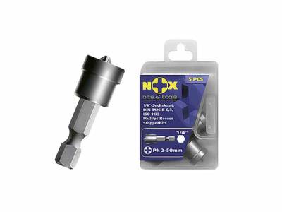 Бита с ограничителем 1/4 Е6,3 PH2 50мм NOX (5), рис. 1