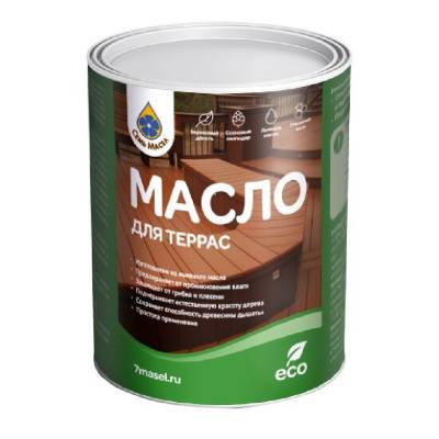 Масло для террас 0,2л Семь Масел, рис. 1