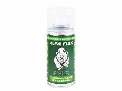 Очиститель застывшей монтажной пены ALFA Flex Profi 210мл (12) , рис. 1