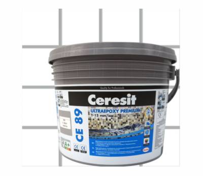Затирка д/плитки эпоксид. 1-15мм CE 89 CERESIT 809 Concrete Gray 2,5кг, рис. 1