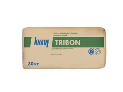 Наливной пол самовыравнивающийся 10-60мм 16МПа 6ч TRIBON KNAUF 30кг (42), рис. 1