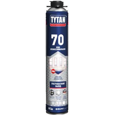 Пена монтажная профессиональная (+5C...+35C) 870мл TYTAN PRO 70, рис. 1