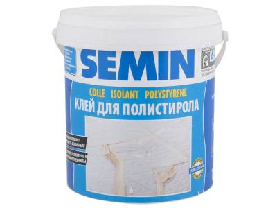 Клей д/пенополистирола и т.п. матер. COLLE ISOLANTS POLYSTYRENE 1,5кг SEMIN, рис. 1