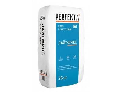 УЦЕНКА Клей для плитки, внутренних работ 2-6мм ЛАЙТФИКС PERFEKTA 25кг (48), рис. 1
