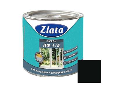 Эмаль ПФ-115 (пр.т. 20кг) черный Zlata, рис. 1