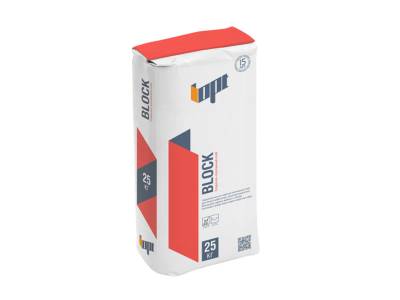 УЦЕНКА Клей для блоков ячеистого бетона, газосиликата, газобетона 1-10мм BLOCK ОРТ 25кг, рис. 1