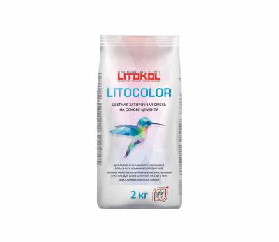 ЭКОНОМ Затирка д/швов L.11 LITOCOLOR серый 2кг (15) LITOKOL, рис. 1