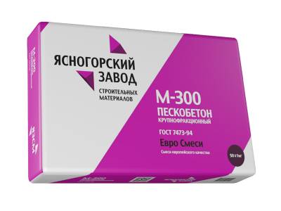 Смесь сухая М-300 пескобетон ЯЗСМ 50кг (50), рис. 1