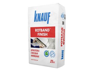 УЦЕНКА Шпаклевка гипсовая до 5мм РОТБАНД-ФИНИШ KNAUF 25кг (48), рис. 1