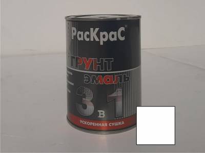 ЭКОНОМ Грунт-Эмаль ПО РЖАВЧИНЕ белый 0,9кг (14) Раскрас, , рис. 1