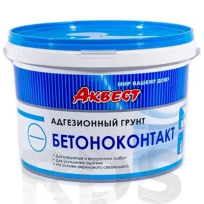Грунт адгезионный бетоноконтакт АКВЕСТ 14кг , рис. 1