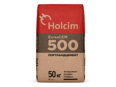 Цемент М500 Д 20 ЦЕМ II/A-И 42,5Б ExtraCEM 500 HOLCIM 50кг (30), рис. 1