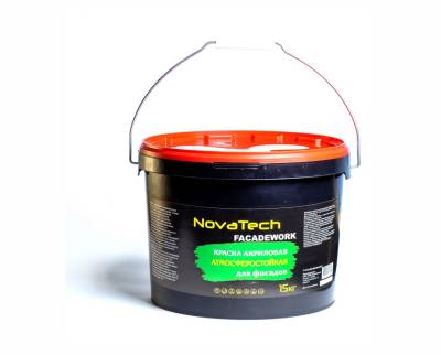 Краска акрил. фасад. FACADEWORK NOVATECH суперб. QUARTZ ROCK 15кг (50), рис. 1