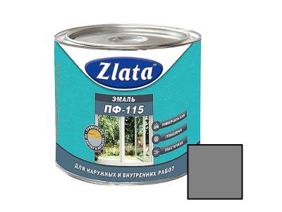 Эмаль ПФ-115 серый 0,8кг (6) Zlata, рис. 1