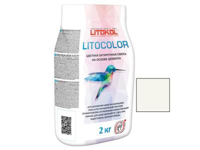 Затирка д/швов L.00 LITOCOLOR белый 2кг (15) LITOKOL, рис. 1