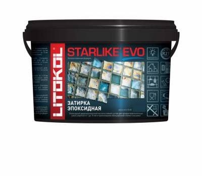 Затирка д/швов эпоксидная STARLIKE EVO S.320 Azzurro Caraibi 2,5кг LITOKOL, рис. 1