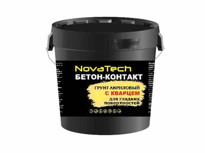 УЦЕНКА Грунтовка акриловая с кварцем БЕТОНКОНТАКТ NOVATECH 3кг, рис. 1