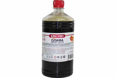 Олифа "ОКСОЛЬ" марки ПВ 1л/0,86кг Красиво, рис. 1