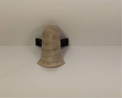 Угол ПВХ плинтуса наружный 86мм Дуб северный T-PLAST, рис. 1